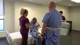 Physical Therapy Transfer Training  How To Transfer From Wheelchair To Bed [upl. by Any950]