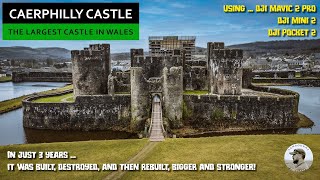 Caerphilly Castle  The Largest in Wales 2nd in Britain [upl. by Elleivad187]