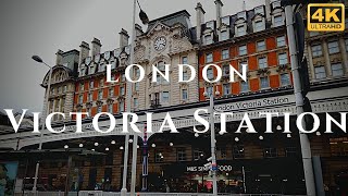 London Victoria Station Walk Through England 4K [upl. by Winifred700]