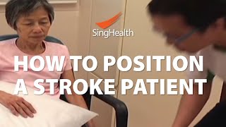 How To Position A Stroke Patient [upl. by Crockett]