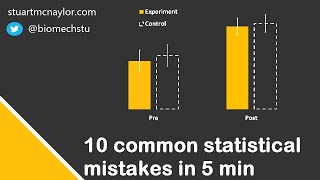 Ten Statistical Mistakes in 5 Min [upl. by Eiuqnom]