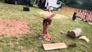 A fabulous range of wooden sculpture at Caerleon festival 2024 [upl. by Poler]