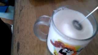 Aerolatte Review Frothing Cold Milk In Under 1 Minute [upl. by Macy]